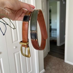 Rustic Fossil Belt Size Small
